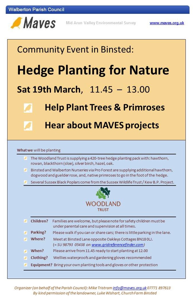 MAVES WPC hedge planting